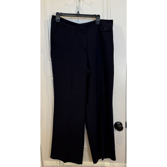 New York & Company Pants - New York & Co. Black Trousers 12 Mid-Rise Straight Leg Workwear Formal Classic